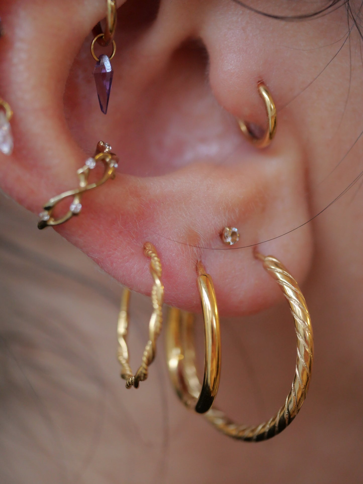Boucles d'oreilles Split