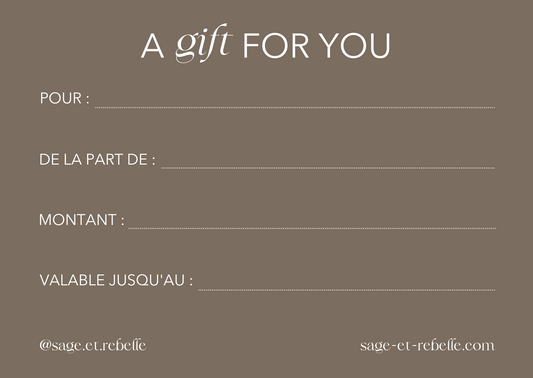 Carte cadeau